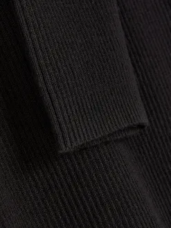 Robe-pull à Col Ras-du-cou Et Manches Longues