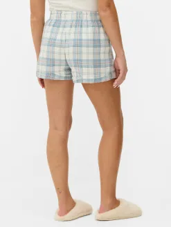 Short De Pyjama En Flanelle à Carreaux