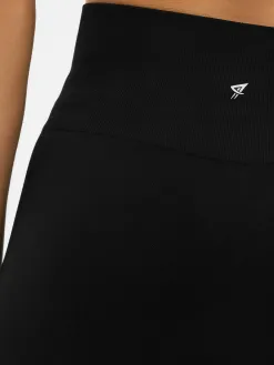 Short De Sport Taille Haute Sans Couture