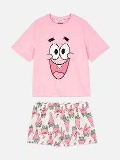 Short Et T-shirt Femme Bob L'éponge Patrick étoile De Mer Pour Toute La Famille