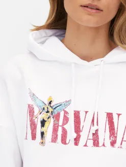 Sweat à Capuche Graphique Nirvana