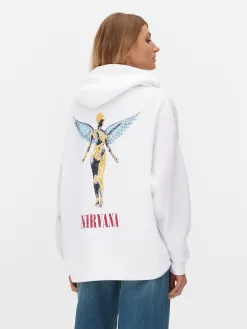 Sweat à Capuche Graphique Nirvana