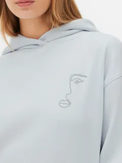 Sweat à Capuche Graphique à Coordonner