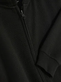 Sweat à Capuche Zippé Texturé Ado