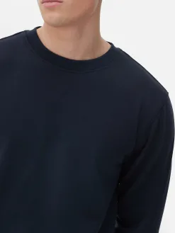 Sweat-shirt à Col Ras-du-cou