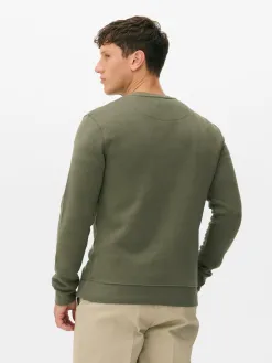 Sweat-shirt à Col Ras-du-cou
