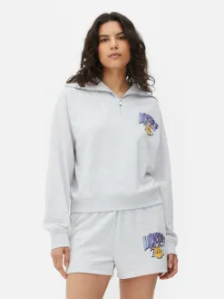 Sweat-shirt à Col Zippé NBA Los Angeles Lakers à Coordonner