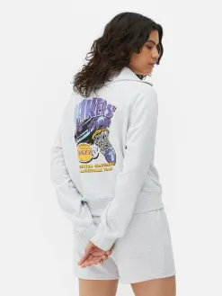 Sweat-shirt à Col Zippé NBA Los Angeles Lakers à Coordonner