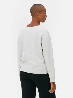 Sweat-shirt à Message Sur Le Devant