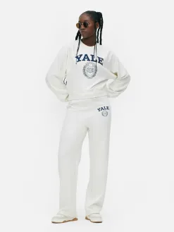 Sweat-shirt Coupe Droite Graphique à Coordonner Yale