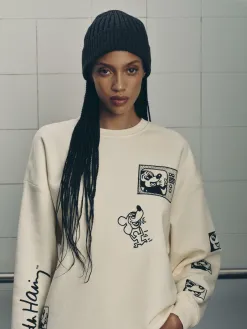 Sweat-shirt Disney Mickey Mouse X Keith Haring