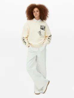 Sweat-shirt Disney Mickey Mouse X Keith Haring