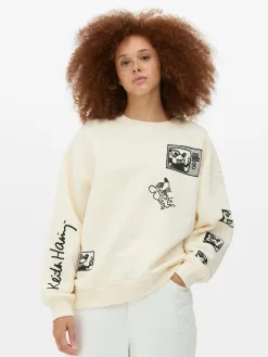 Sweat-shirt Disney Mickey Mouse X Keith Haring