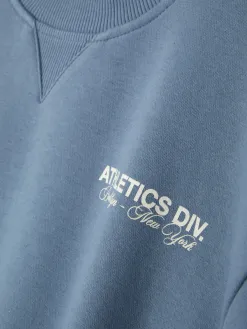 Sweat-shirt Ras Du Cou Graphique