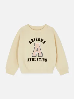 Sweat-shirt Style Universitaire à Lettre En Bouclé