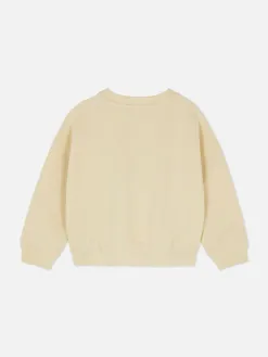 Sweat-shirt Style Universitaire à Lettre En Bouclé