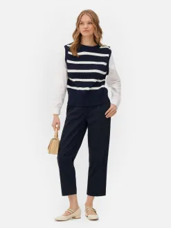 Tenue Deux-en-un Débardeur En Tricot Et Chemise