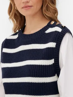 Tenue Deux-en-un Débardeur En Tricot Et Chemise