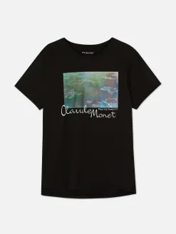 T-shirt à Manches Courtes Claude Monet