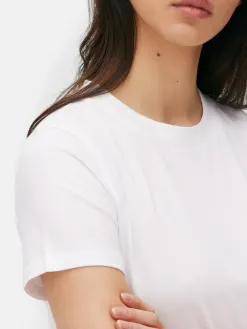 T-shirt à Manches Courtes En Coton