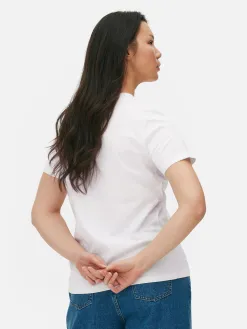 T-shirt à Manches Courtes En Coton