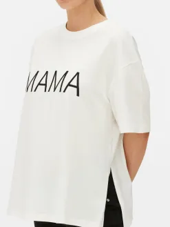 T-shirt à Message Maternité