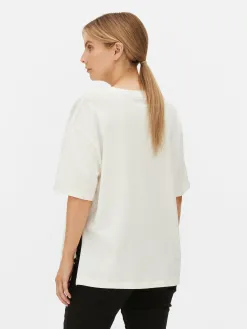 T-shirt à Message Maternité