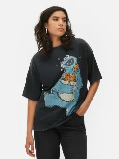 T-shirt 1, Rue Sésame Macaron Le Glouton