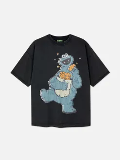 T-shirt 1, Rue Sésame Macaron Le Glouton