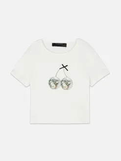 T-shirt Court Graphique