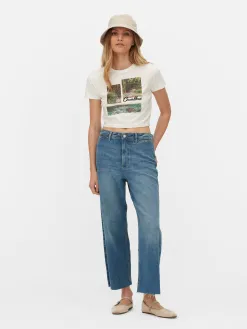 T-shirt Court Graphique Claude Monet