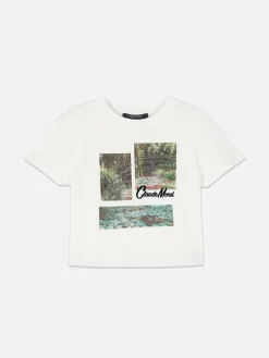 T-shirt Court Graphique Claude Monet