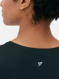 T-shirt De Sport à Col Ras-du-cou