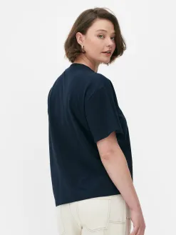 T-shirt Graphique à Coupe Décontractée
