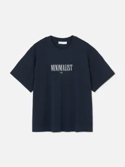 T-shirt Graphique à Coupe Décontractée