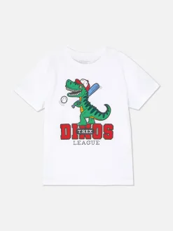 T-shirt Graphique à Manches Courtes