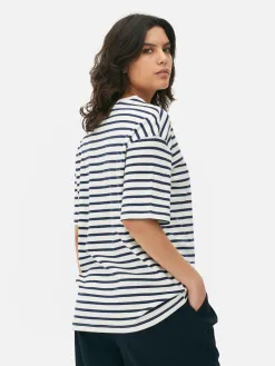 T-shirt Oversize à Manches Courtes