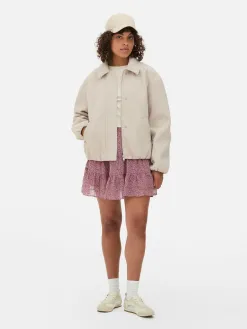 Veste à Ourlet Boule
