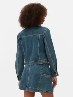 Veste En Jean Sans Col