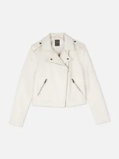 Veste Motard En Simili Cuir Essential