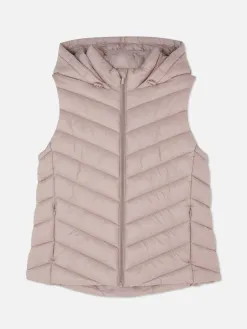 Veste Sans Manche à Capuche