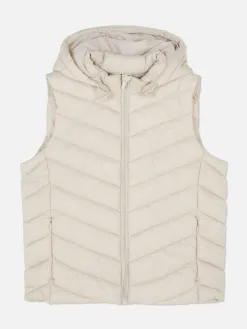 Veste Sans Manche à Capuche