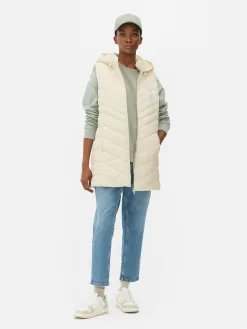 Veste Sans Manches Longue Matelassée