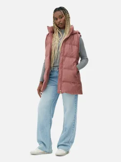 Veste Sans Manches Matelassée à Capuche
