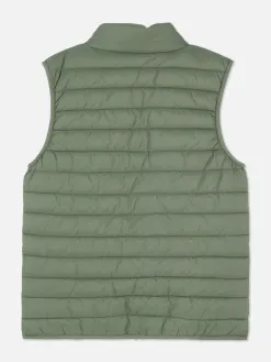 Veste Sans Manches Rembourrée Zippée