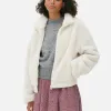 Veste Zippée En Fausse Fourrure
